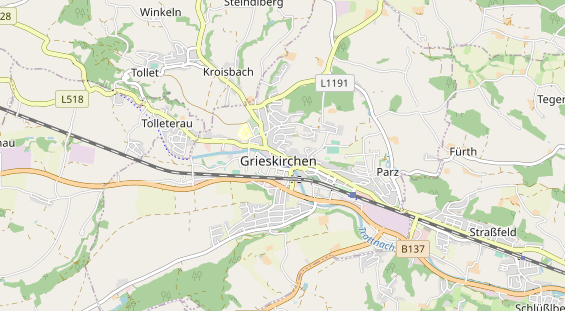 regionaler Händler auf Karte