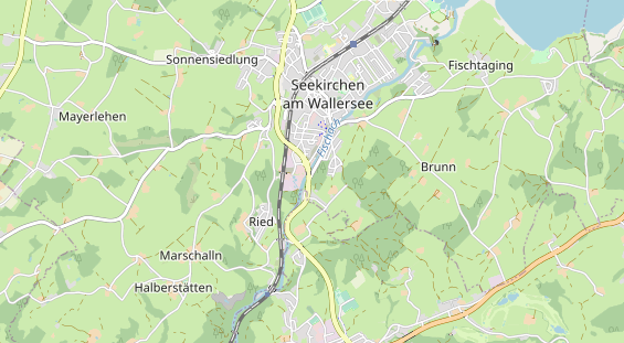 regionaler Händler auf Karte