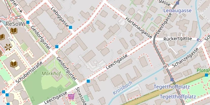 regionaler Händler auf Satellitenbild