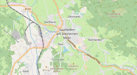 regionaler Händler auf Karte