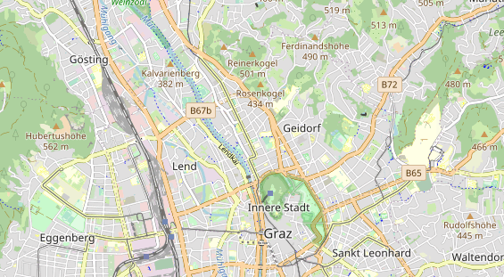 regionaler Dienstleister auf Karte
