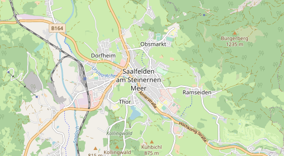 regionaler Händler auf Karte