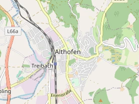 regionaler Händler auf Karte