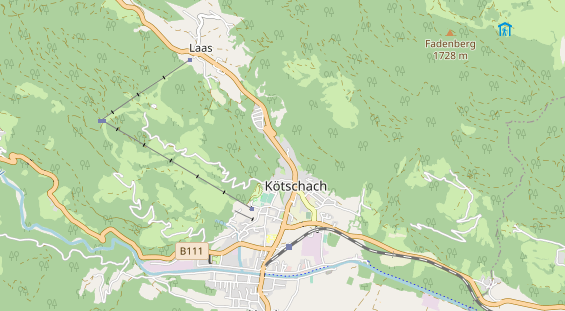 regionaler Händler auf Karte