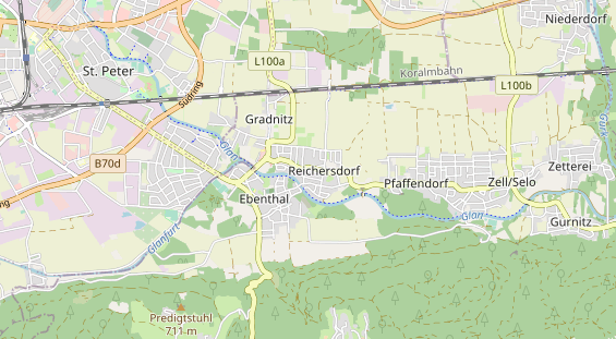 regionaler Händler auf Karte