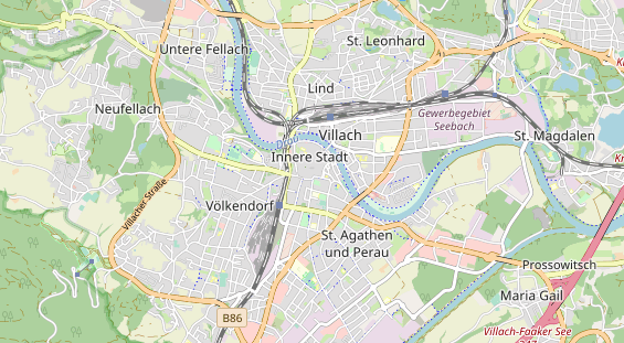 regionaler Händler auf Karte