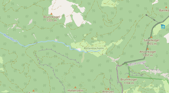 regionales Gasthaus auf Karte