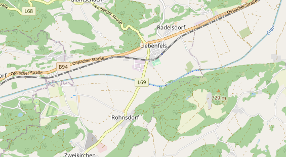 regionaler Händler auf Karte