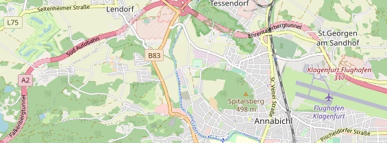 regionaler Händler auf Karte