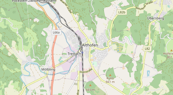 regionaler Händler auf Karte