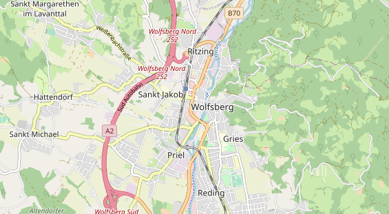 regionaler Händler auf Karte