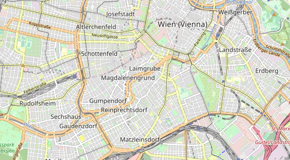 regionaler Händler auf Karte