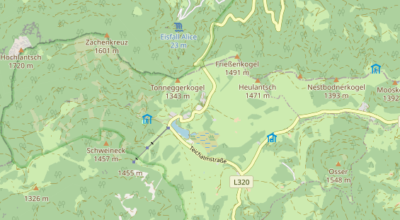 regionaler Händler auf Karte