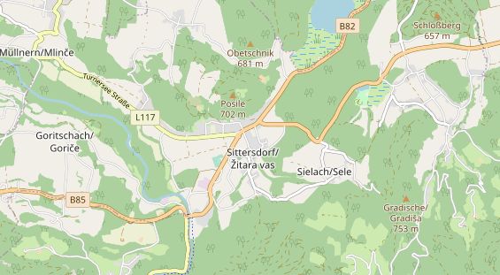 regionaler Händler auf Karte