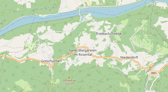 regionaler Händler auf Karte