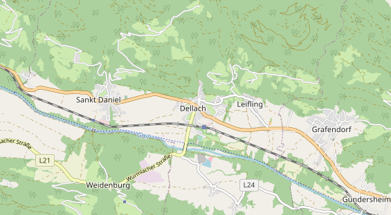 regionaler Händler auf Karte