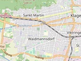 regionaler Händler auf Karte