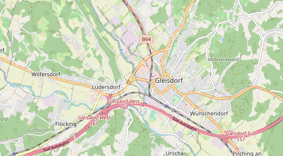 regionaler Dienstleister auf Karte