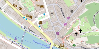 regionaler Händler auf Satellitenbild