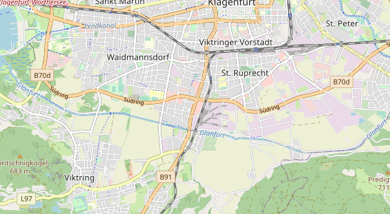 regionaler Händler auf Karte