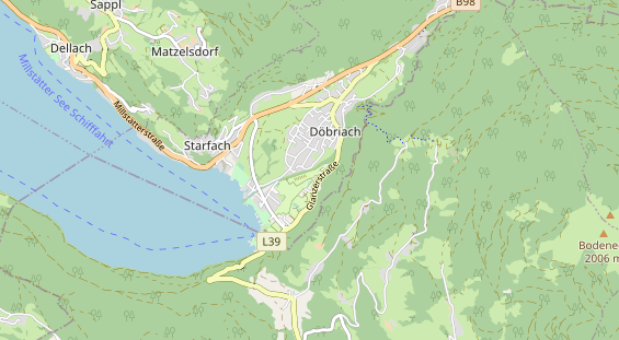 regionaler Händler auf Karte