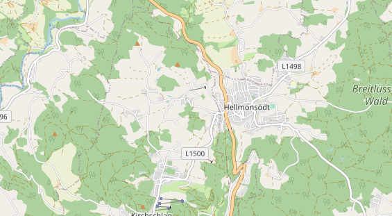 regionaler Händler auf Karte