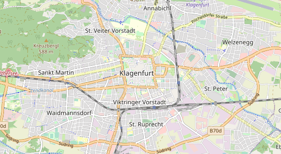 regionaler Händler auf Karte