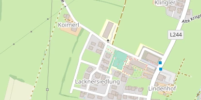 regionaler Händler auf Satellitenbild