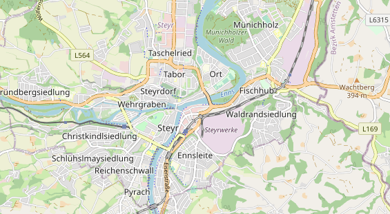 regionaler Händler auf Karte