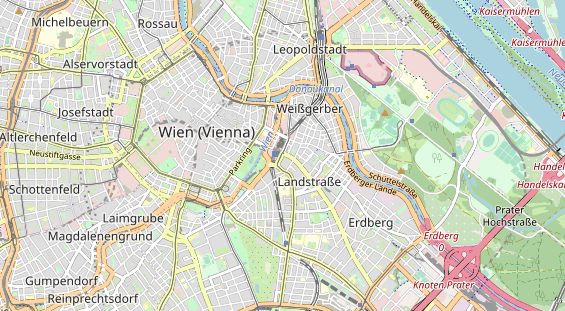 regionaler Händler auf Karte