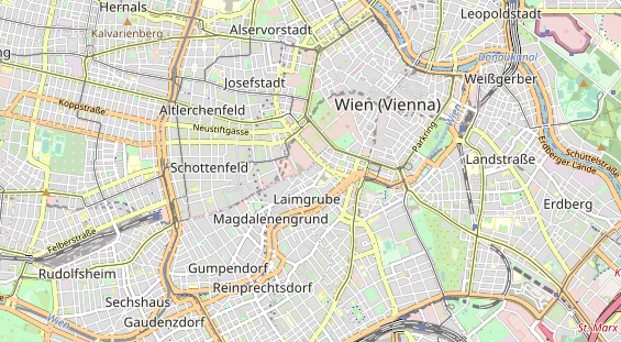 regionaler Händler auf Karte