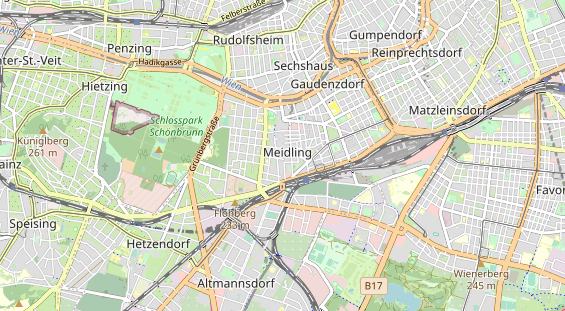 regionaler Händler auf Karte