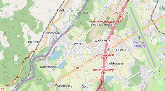 regionaler Händler auf Karte