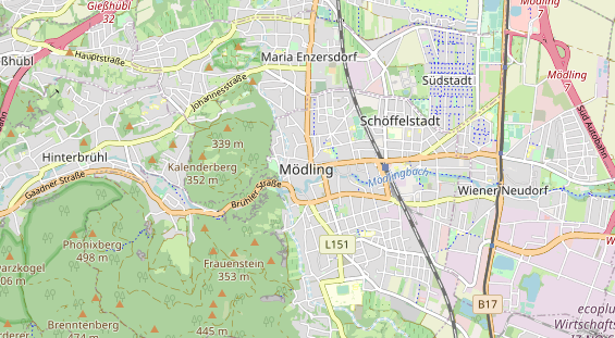 regionaler Händler auf Karte