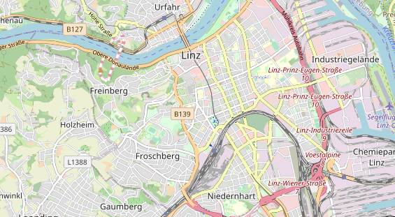 regionaler Händler auf Karte