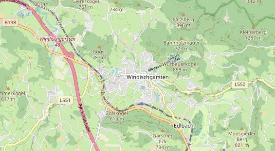 regionaler Händler auf Karte