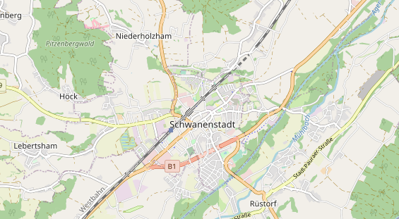 regionaler Händler auf Karte