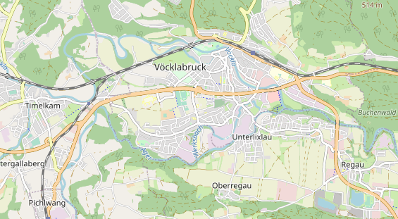 regionaler Händler auf Karte