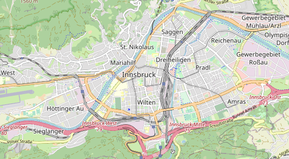 regionaler Händler auf Karte