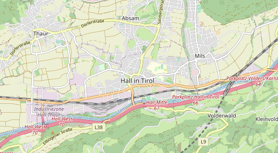 regionaler Händler auf Karte