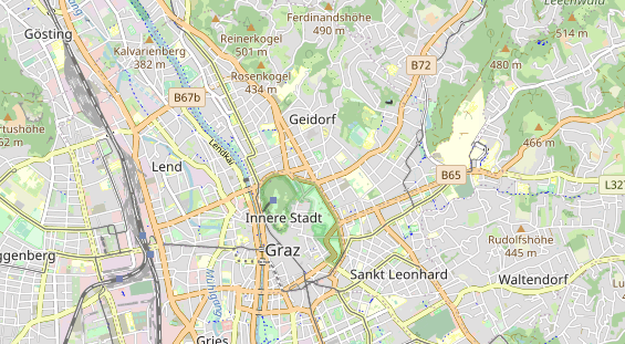 regionaler Händler auf Karte