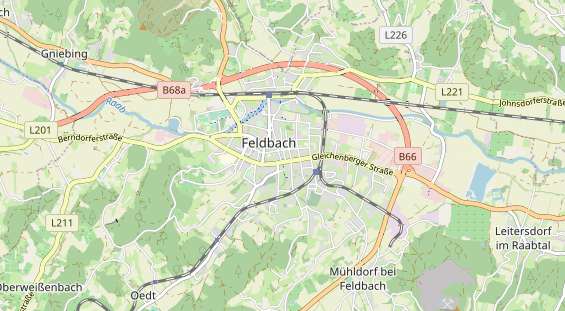 regionaler Händler auf Karte