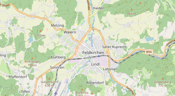 regionaler Händler auf Karte