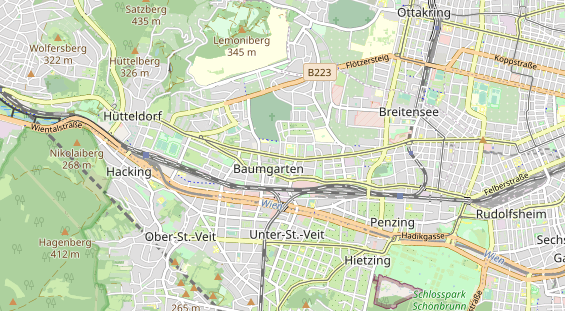 regionaler Händler auf Karte