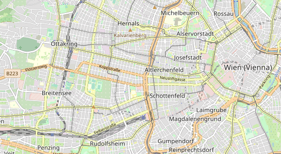 regionaler Händler auf Karte