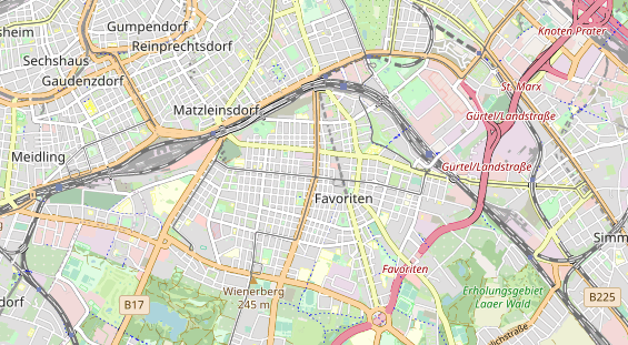 regionaler Händler auf Karte