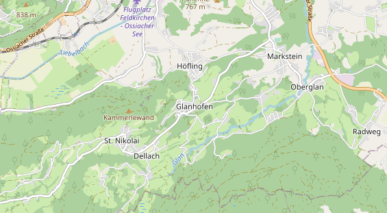 regionaler Händler auf Karte