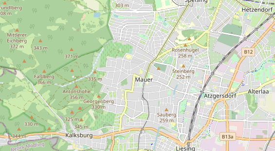 regionaler Händler auf Karte