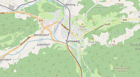 regionaler Händler auf Karte