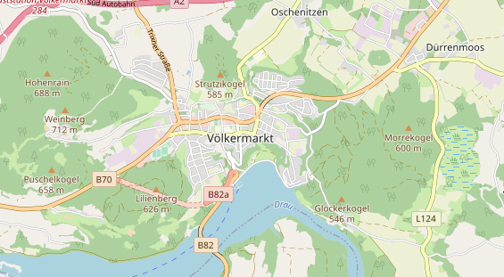 regionaler Händler auf Karte